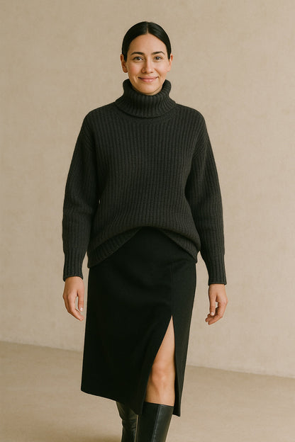 océane pure cashmere turtleneck pullover