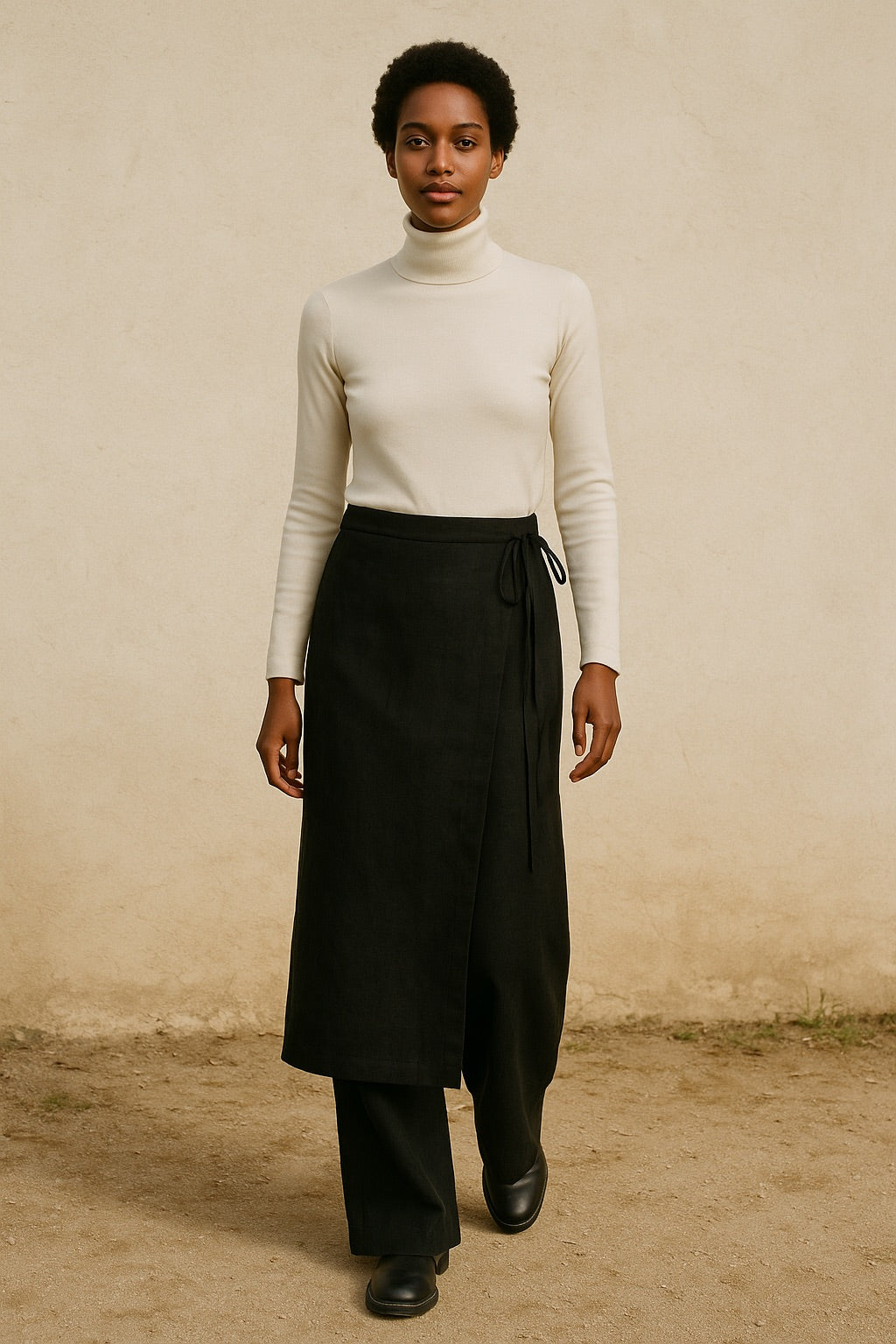 soraya tie skirt