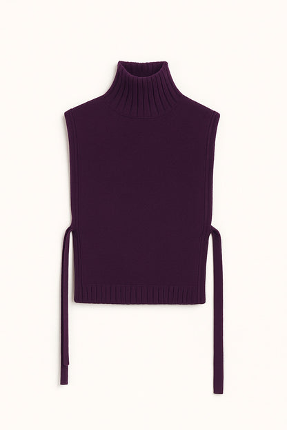 zoé pure cashmere knit vest