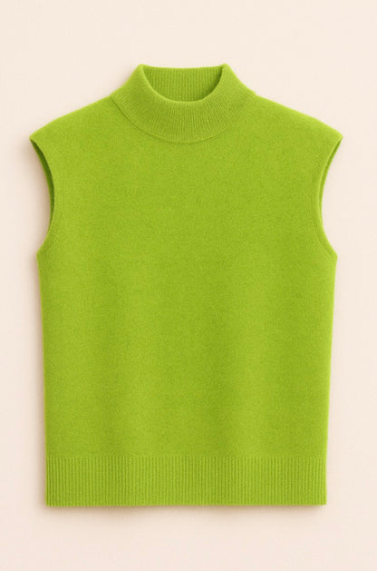 lola cashmere mock-neck