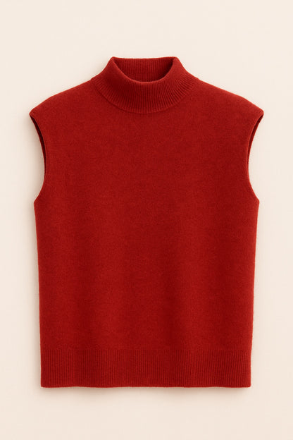 lola cashmere mock-neck