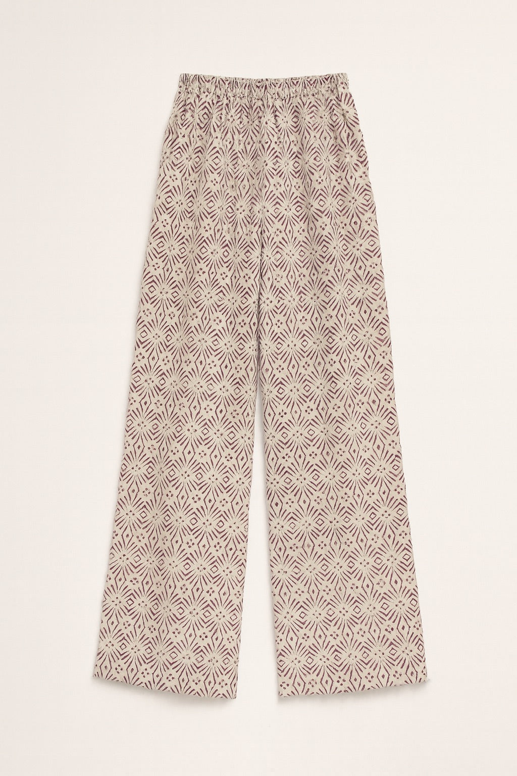 zara blockprint pants
