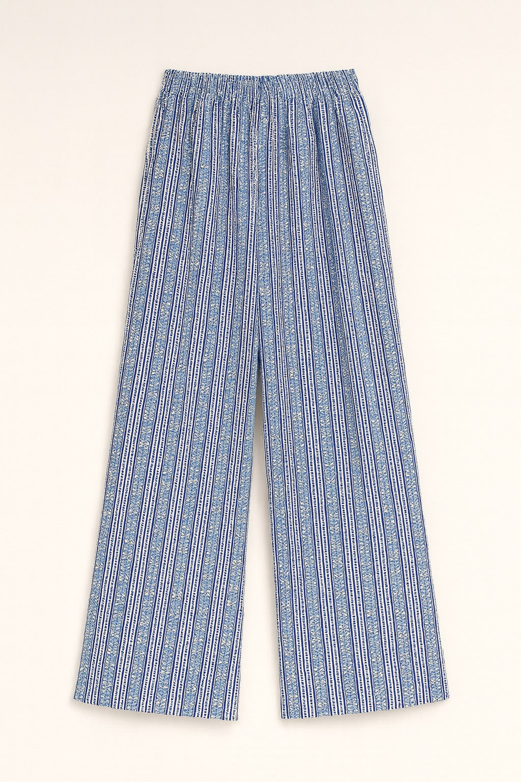 zara blockprint pants