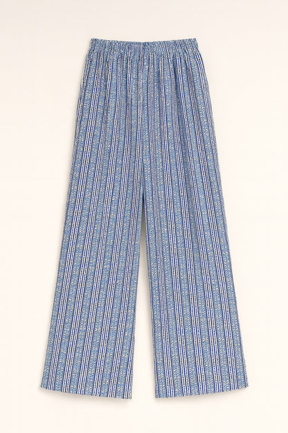zara blockprint pants