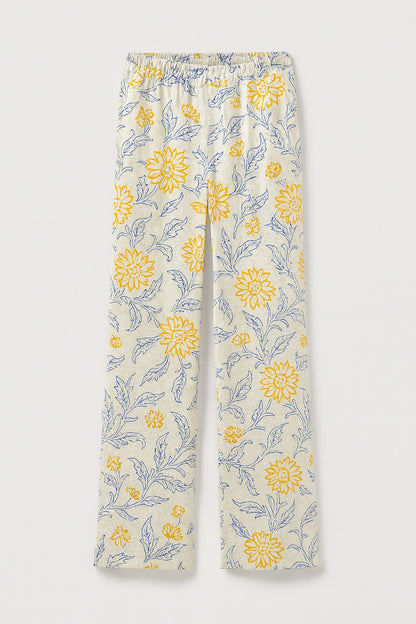 zara blockprint pants