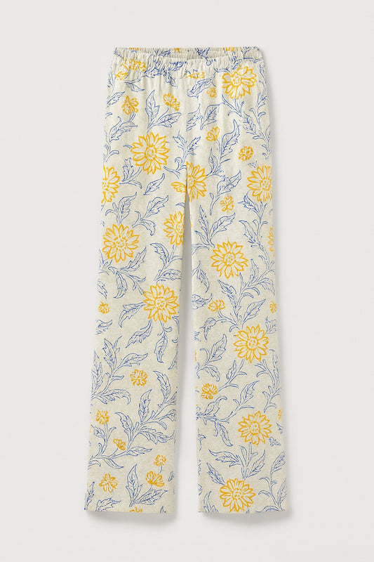 zara blockprint pants