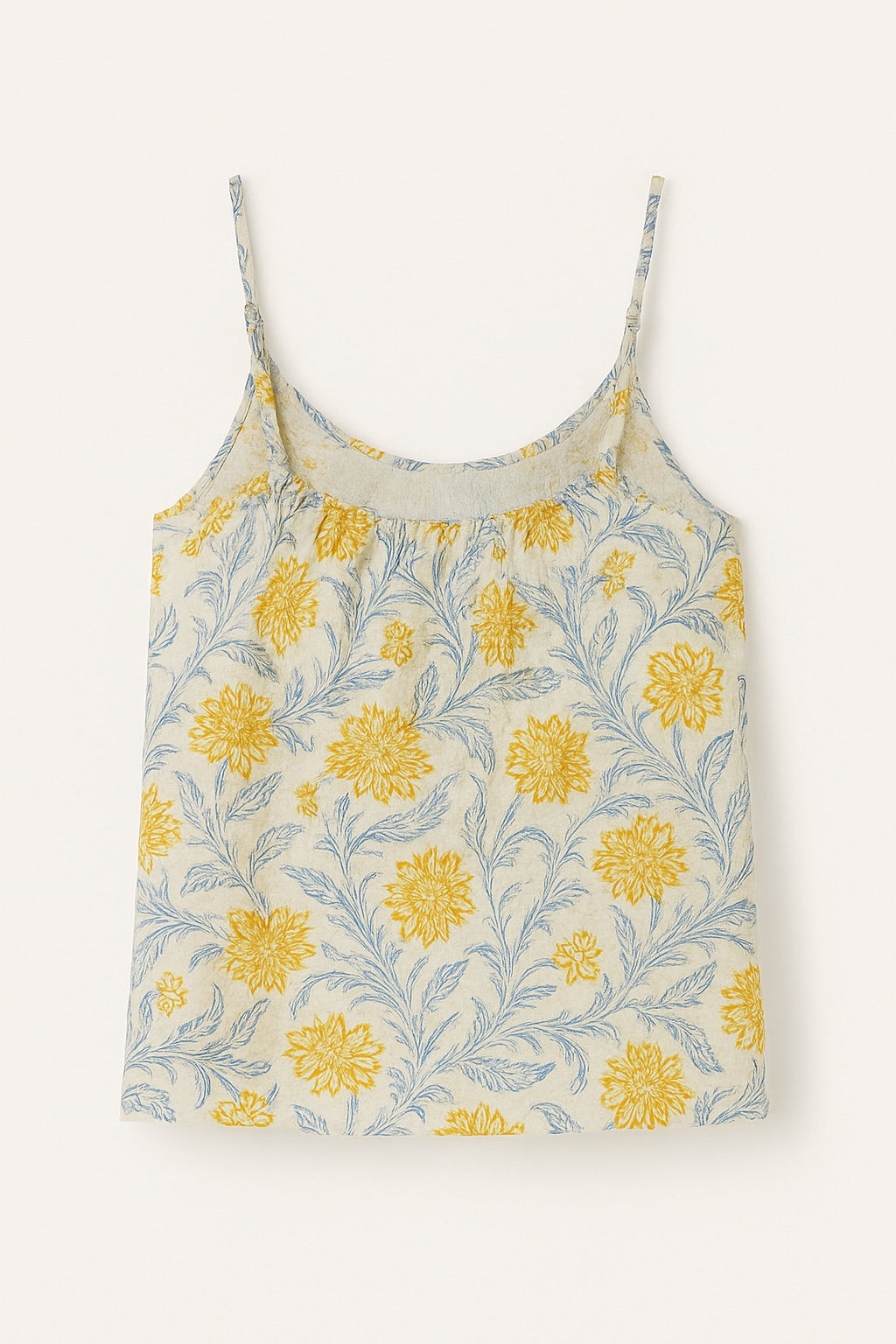 zara blockprint top