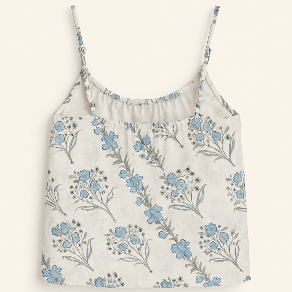 zara blockprint top