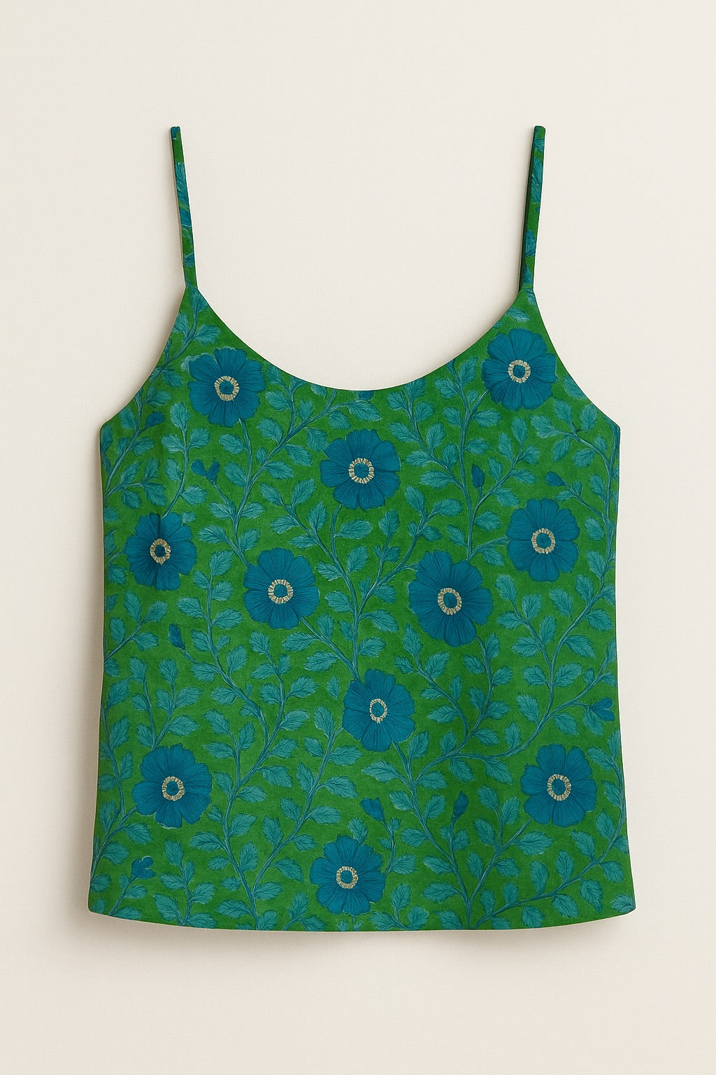 zara blockprint top